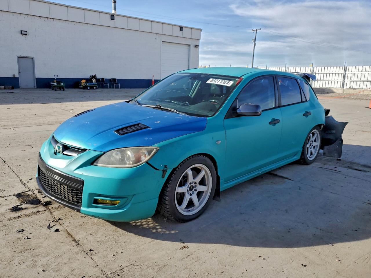 2008 Mazda Speed 3 Turquoise vin: JM1BK34M281159190