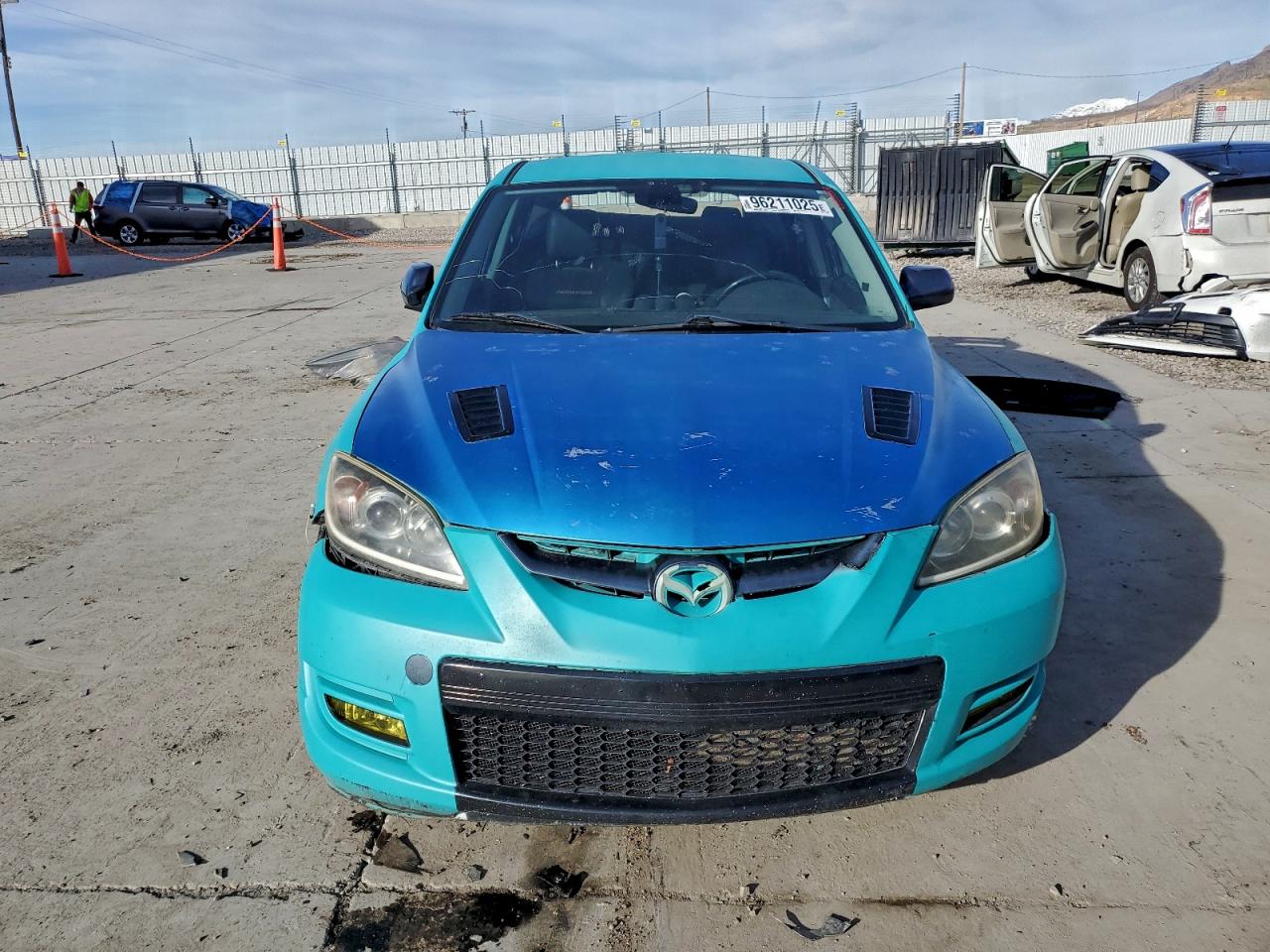 2008 Mazda Speed 3 Turquoise vin: JM1BK34M281159190