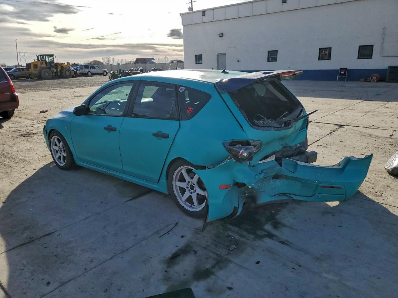 2008 Mazda Speed 3 Turquoise vin: JM1BK34M281159190