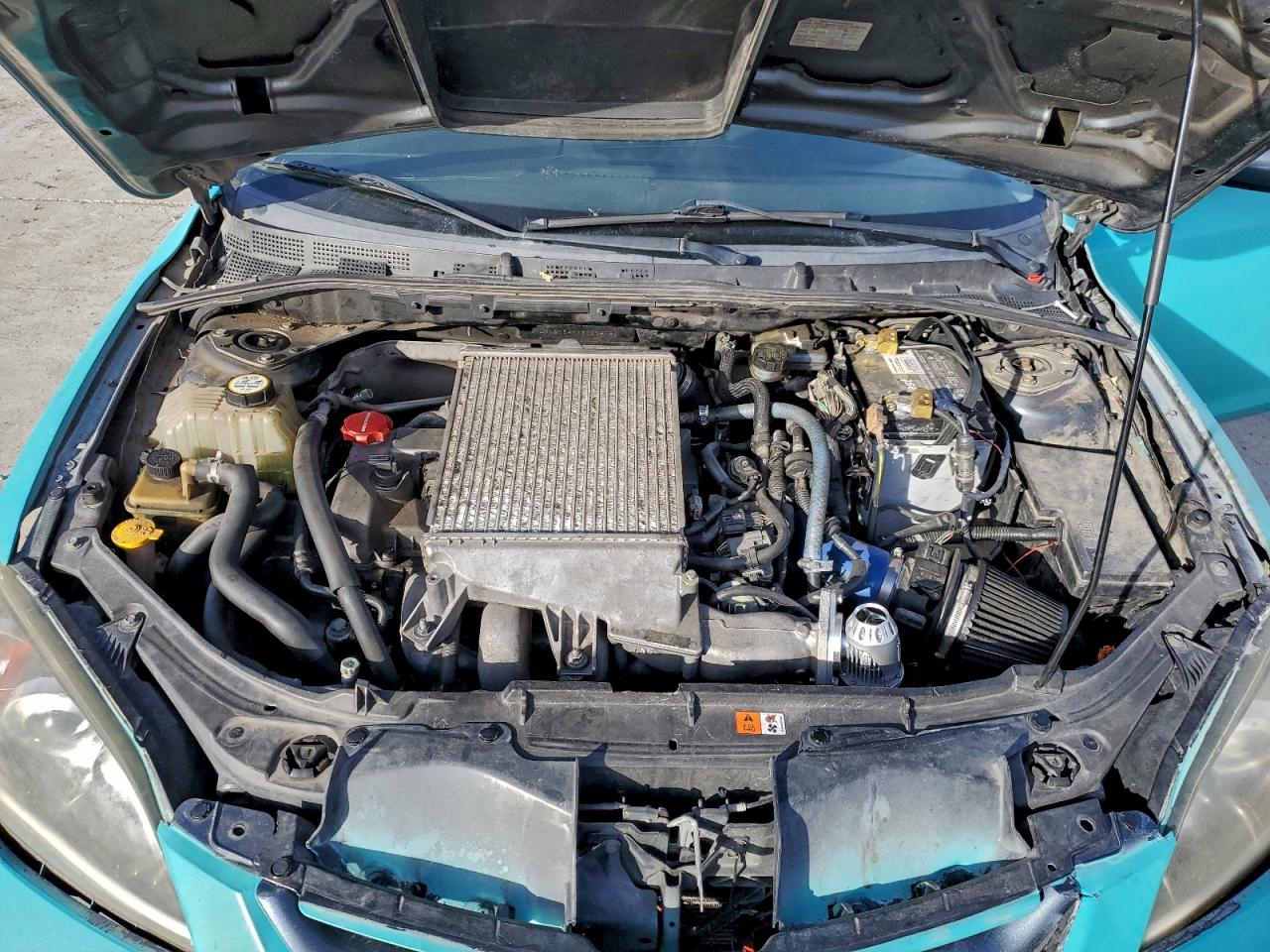 2008 Mazda Speed 3 Turquoise vin: JM1BK34M281159190