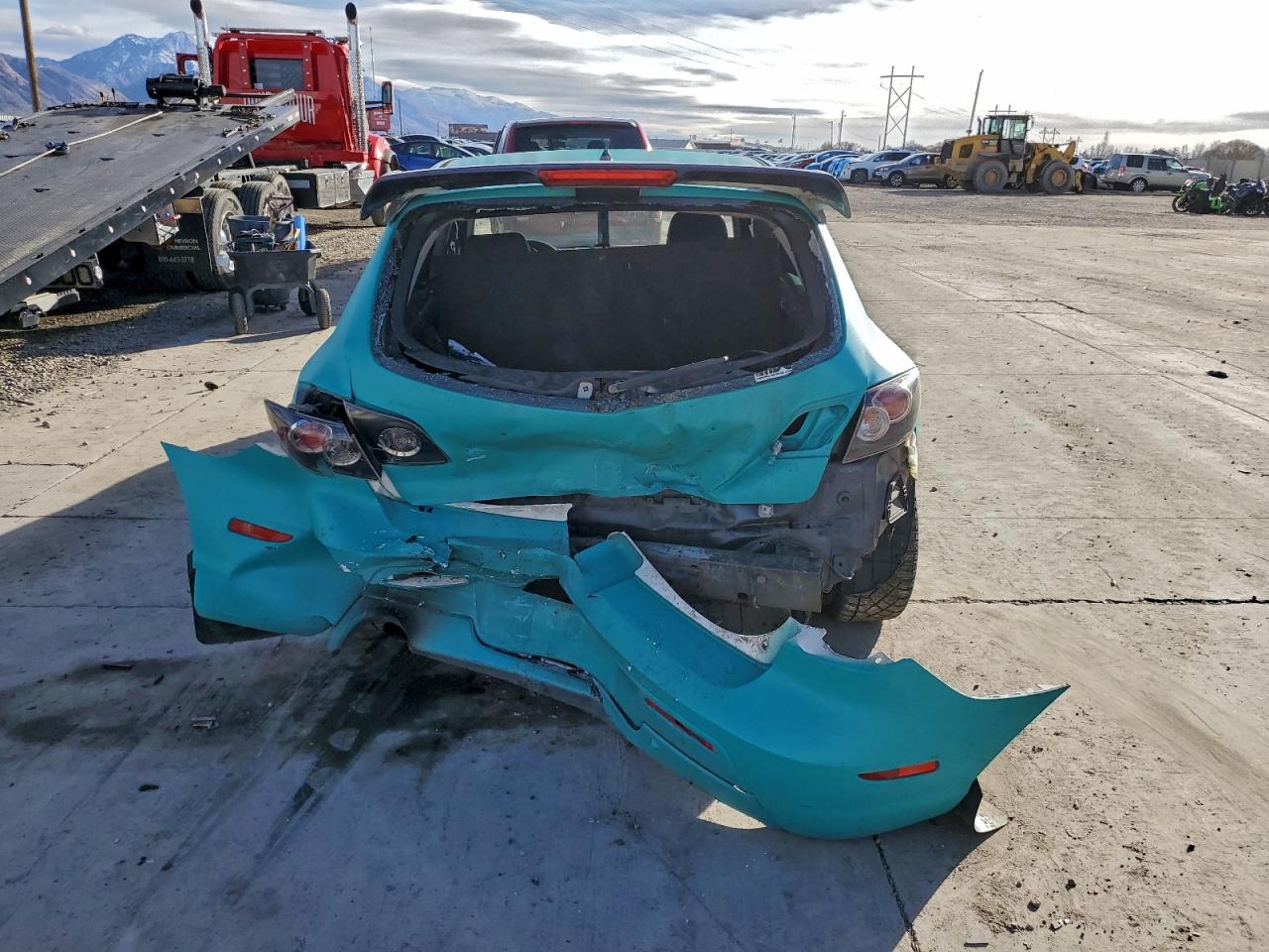 2008 Mazda Speed 3 Turquoise vin: JM1BK34M281159190