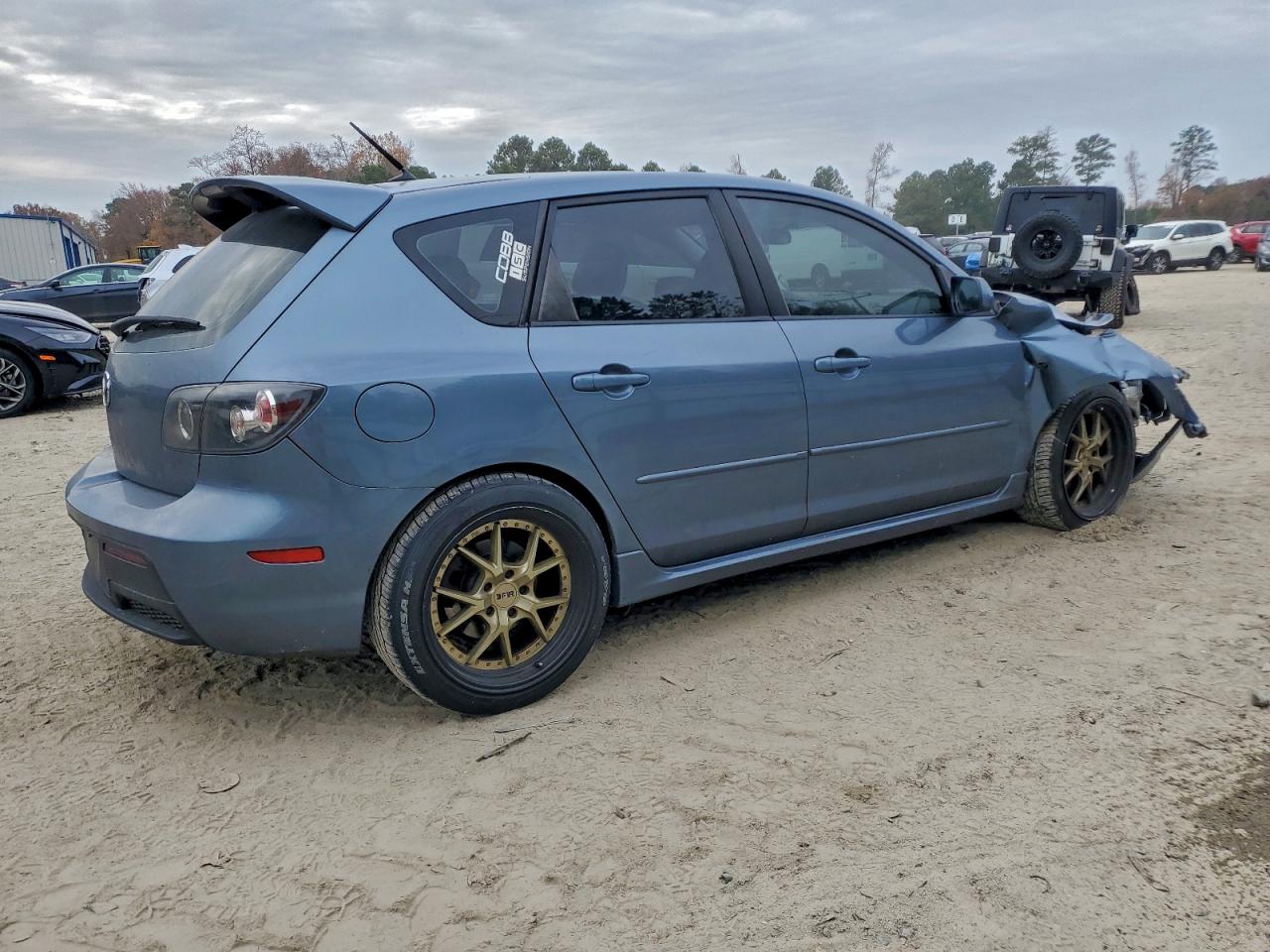 2008 Mazda Speed 3 Синий vin: JM1BK34M281866452