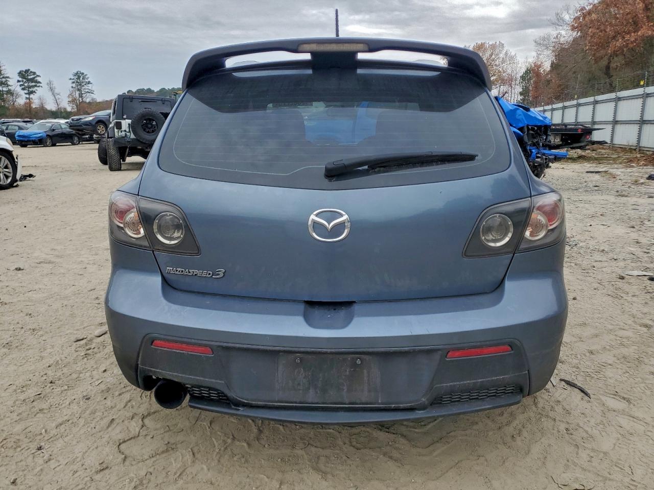 2008 Mazda Speed 3 Синий vin: JM1BK34M281866452