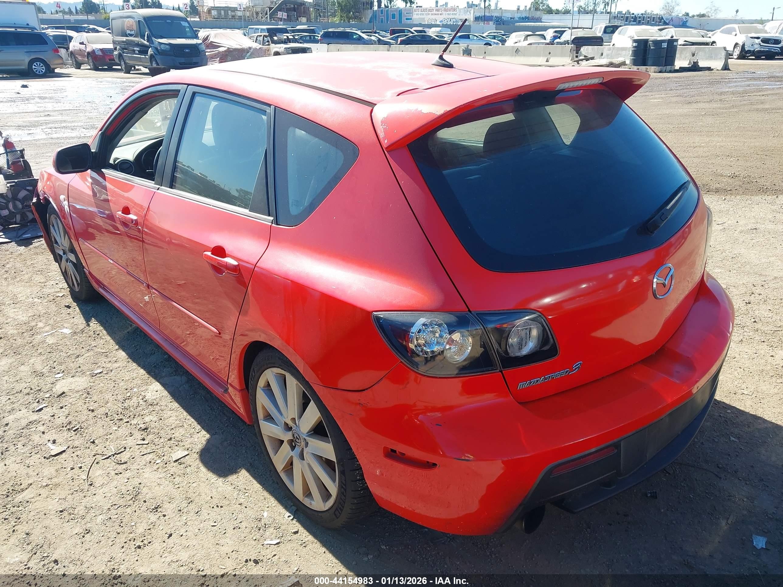 2009 Mazda Mazdaspeed3 Grand Touring Red vin: JM1BK34M291234066