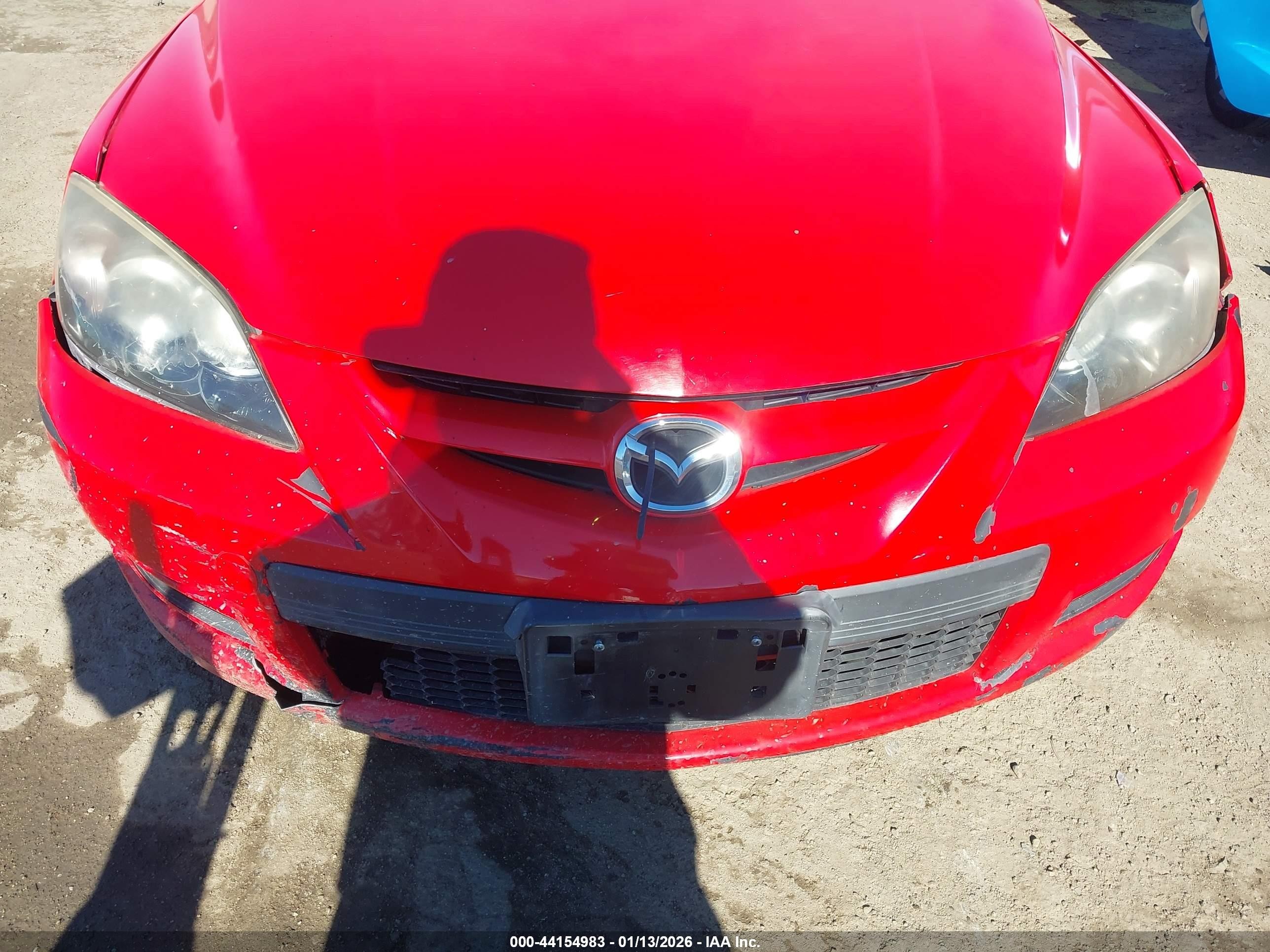 2009 Mazda Mazdaspeed3 Grand Touring Red vin: JM1BK34M291234066