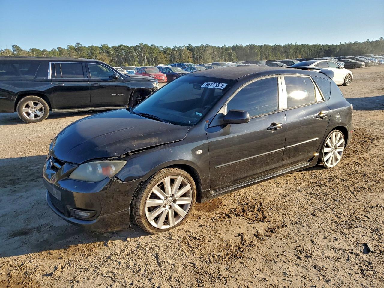 2008 Mazda Speed 3 Black vin: JM1BK34M381181490