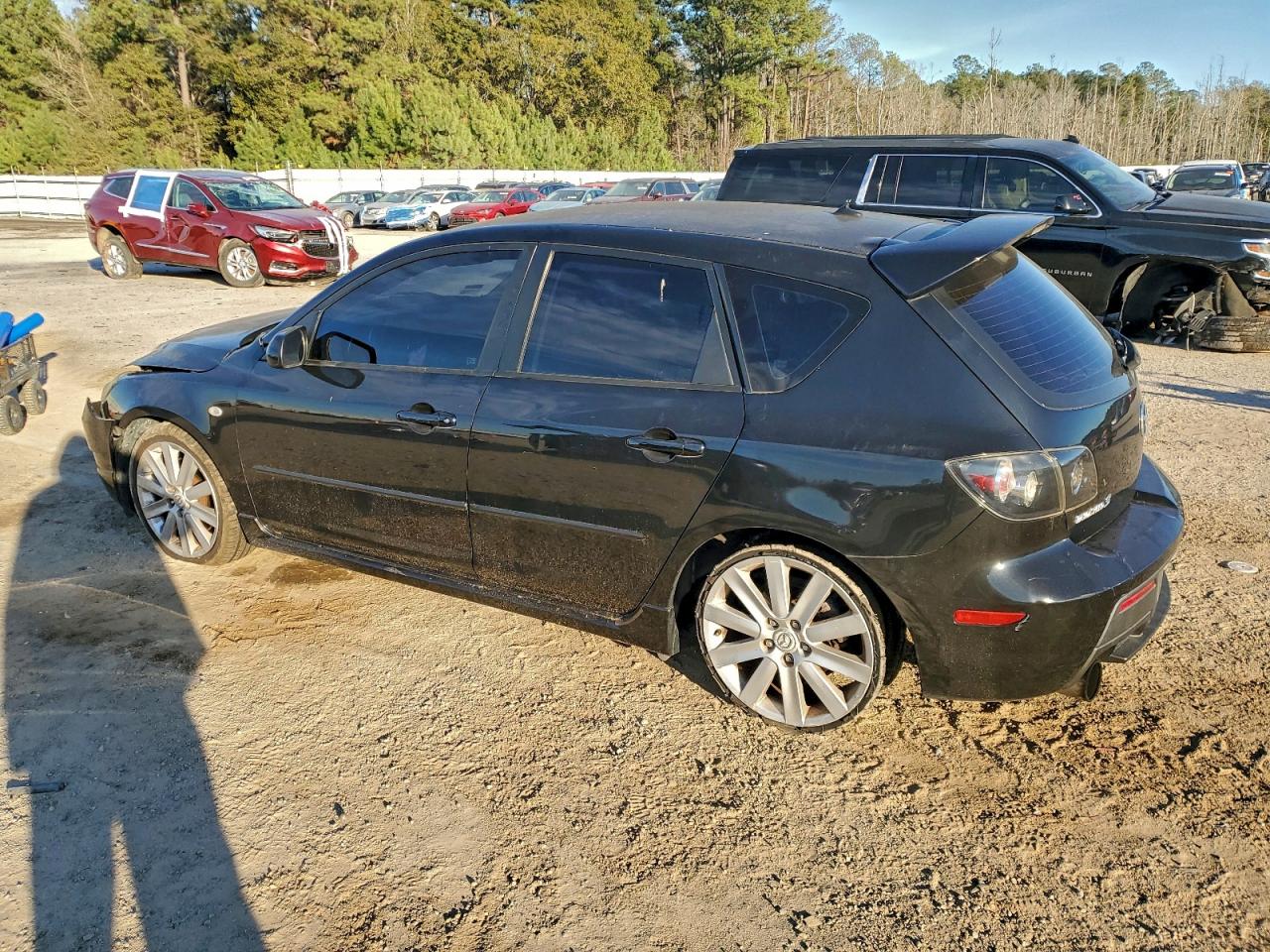 2008 Mazda Speed 3 Black vin: JM1BK34M381181490