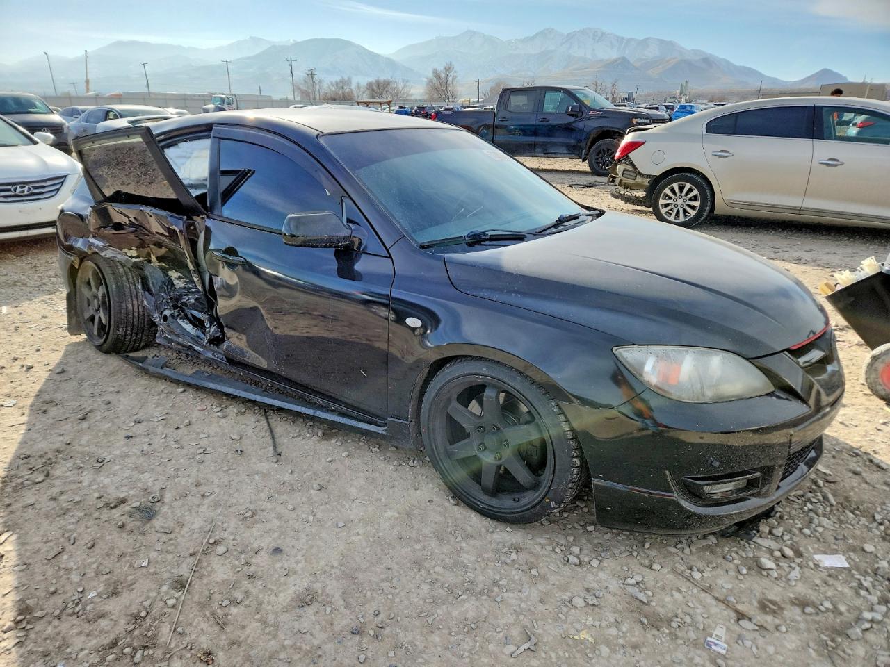 2009 Mazda Speed 3 Black vin: JM1BK34M391187467