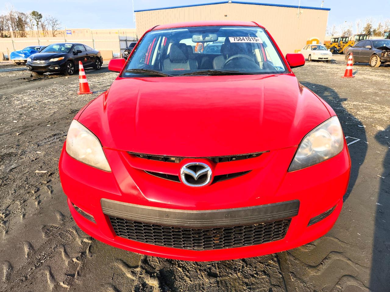 2008 Mazda Speed 3 Красный vin: JM1BK34M481819388
