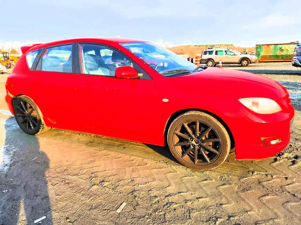 2008 Mazda Speed 3 Красный vin: JM1BK34M481819388