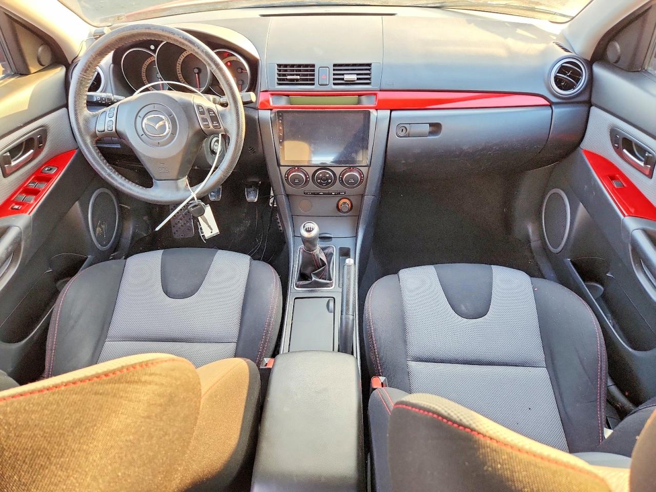 2008 Mazda Speed 3 Красный vin: JM1BK34M481819388
