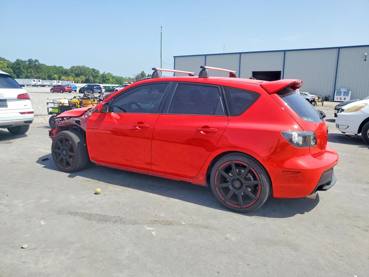 2008 Mazda Speed 3 Red vin: JM1BK34M681808831