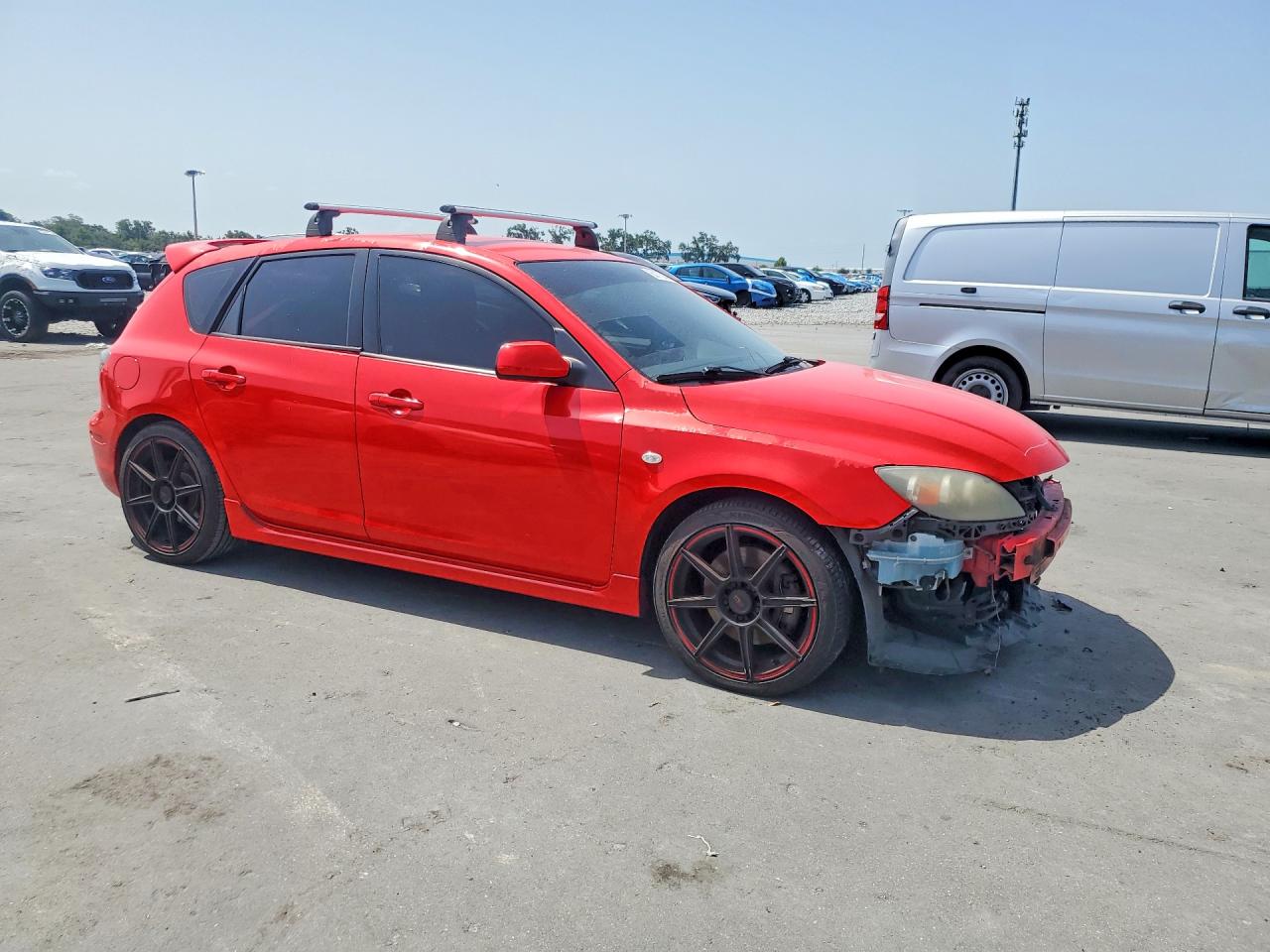 2008 Mazda Speed 3 Red vin: JM1BK34M681808831