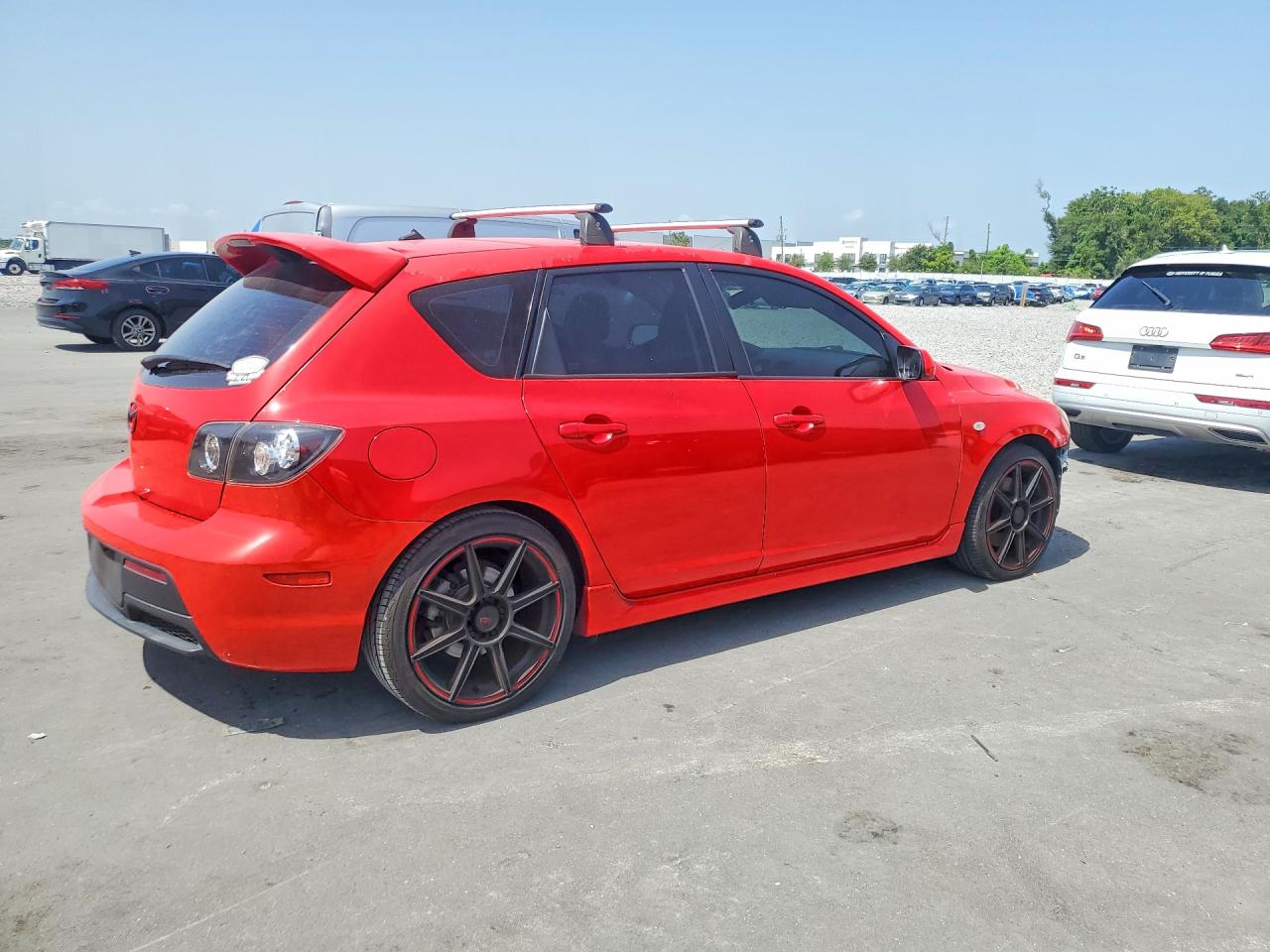2008 Mazda Speed 3 Red vin: JM1BK34M681808831