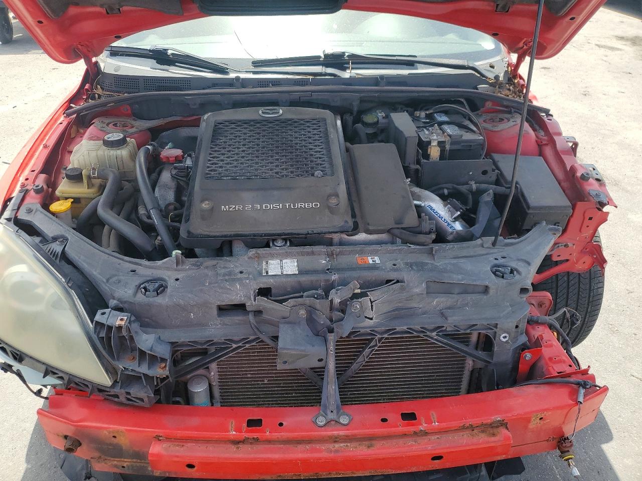 2008 Mazda Speed 3 Red vin: JM1BK34M681808831