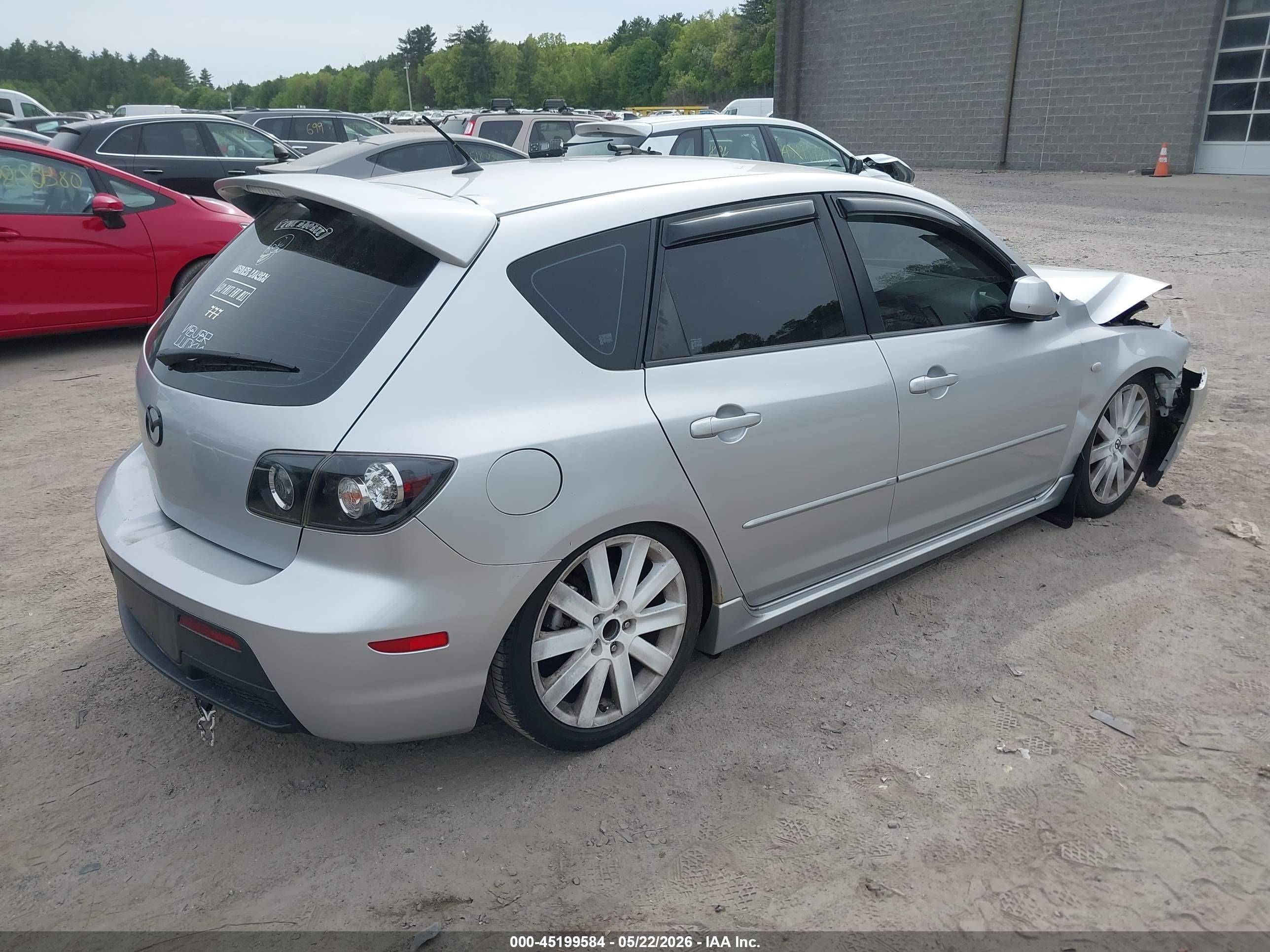 2008 Mazda Mazdaspeed3 Grand Touring Silver vin: JM1BK34M681866762