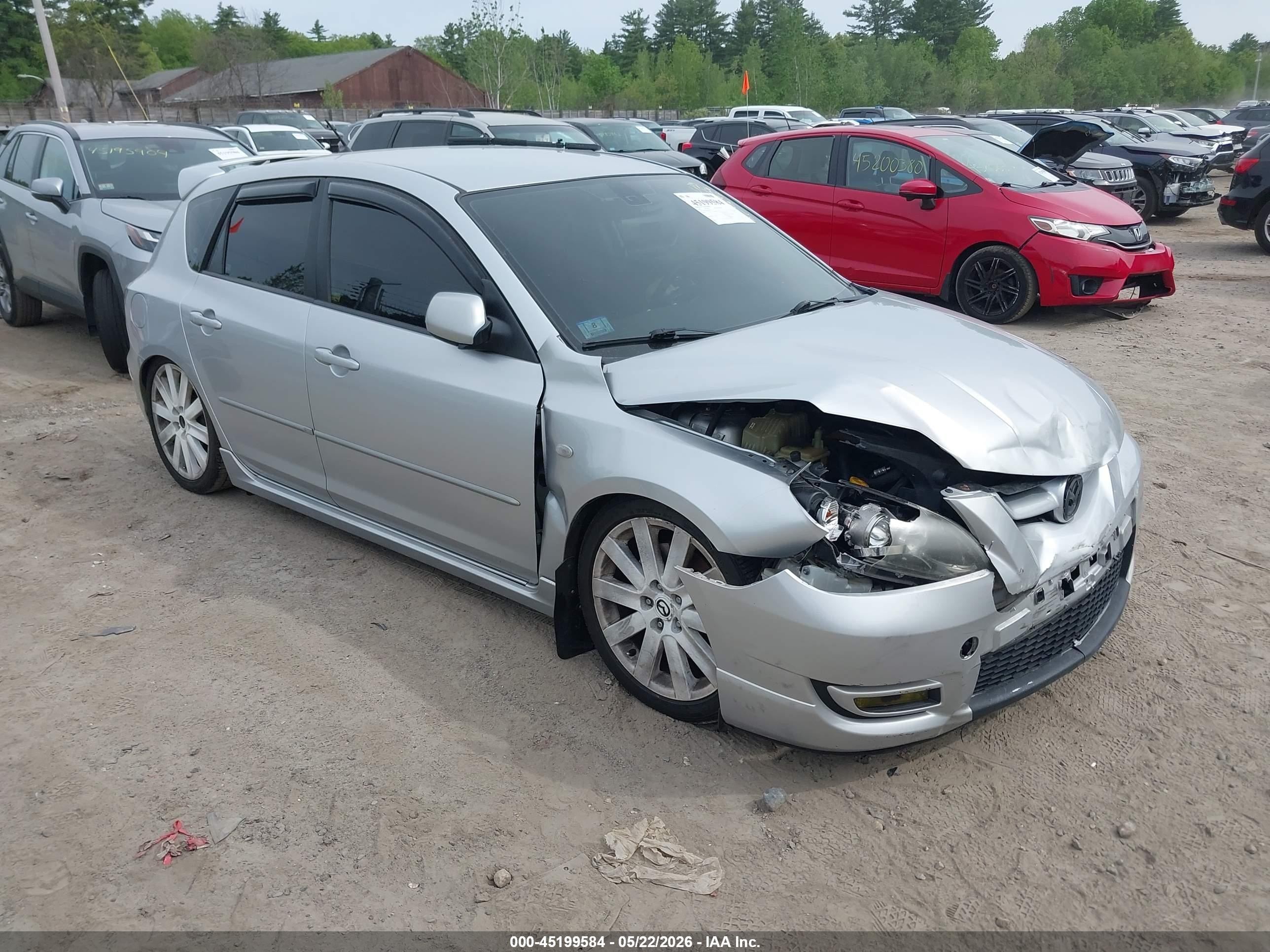 2008 Mazda Mazdaspeed3 Grand Touring Silver vin: JM1BK34M681866762