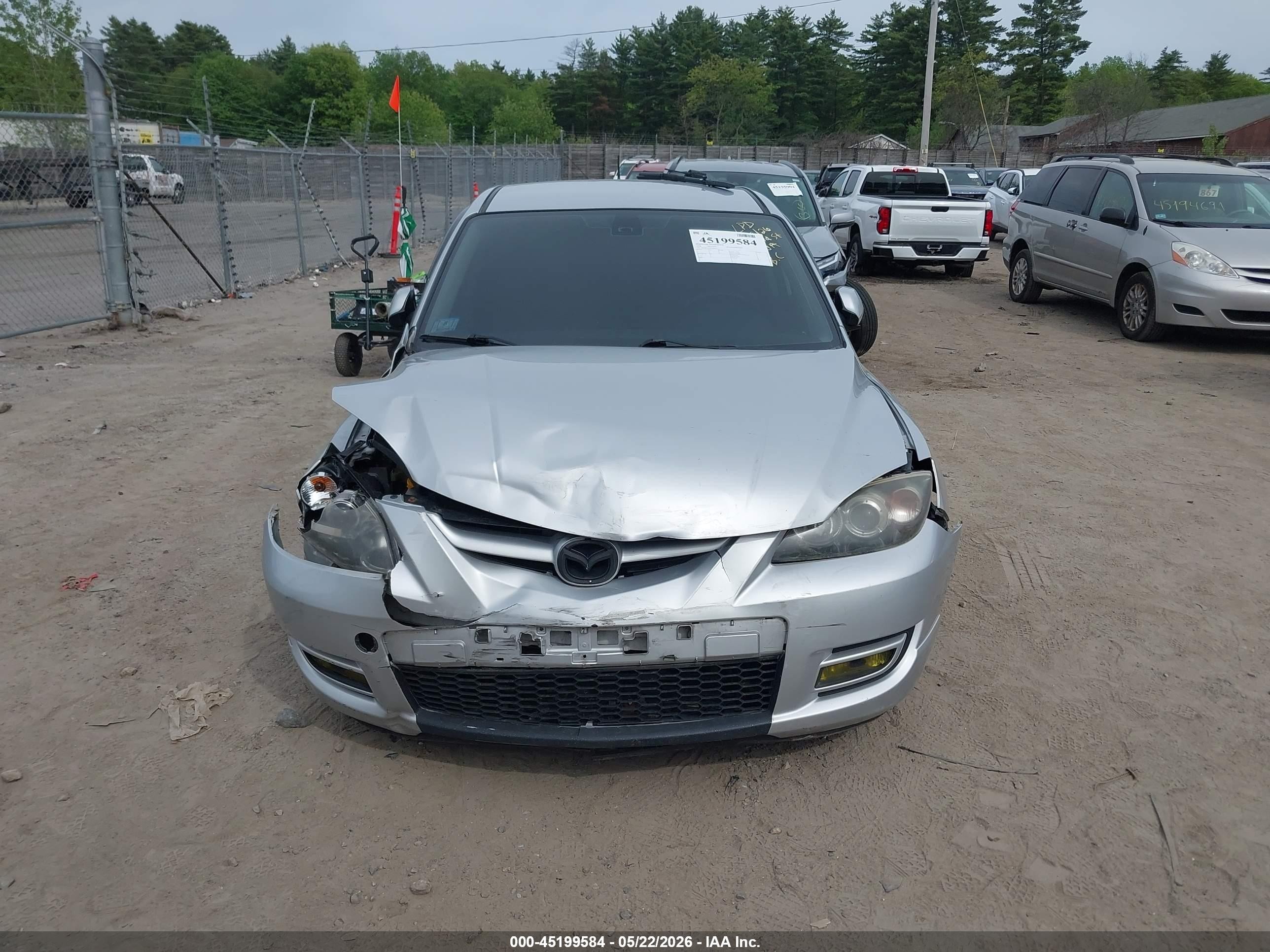 2008 Mazda Mazdaspeed3 Grand Touring Silver vin: JM1BK34M681866762