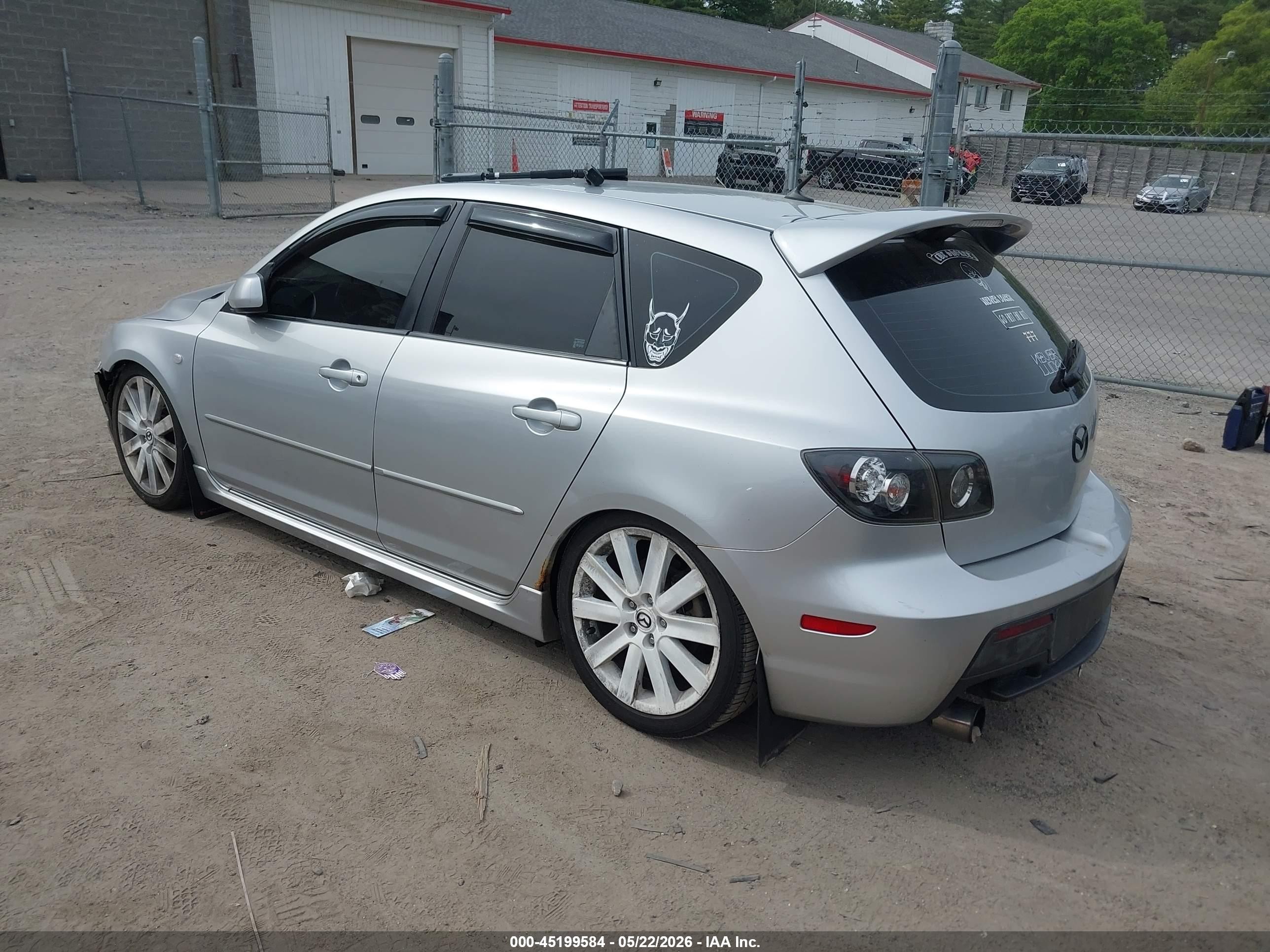 2008 Mazda Mazdaspeed3 Grand Touring Silver vin: JM1BK34M681866762