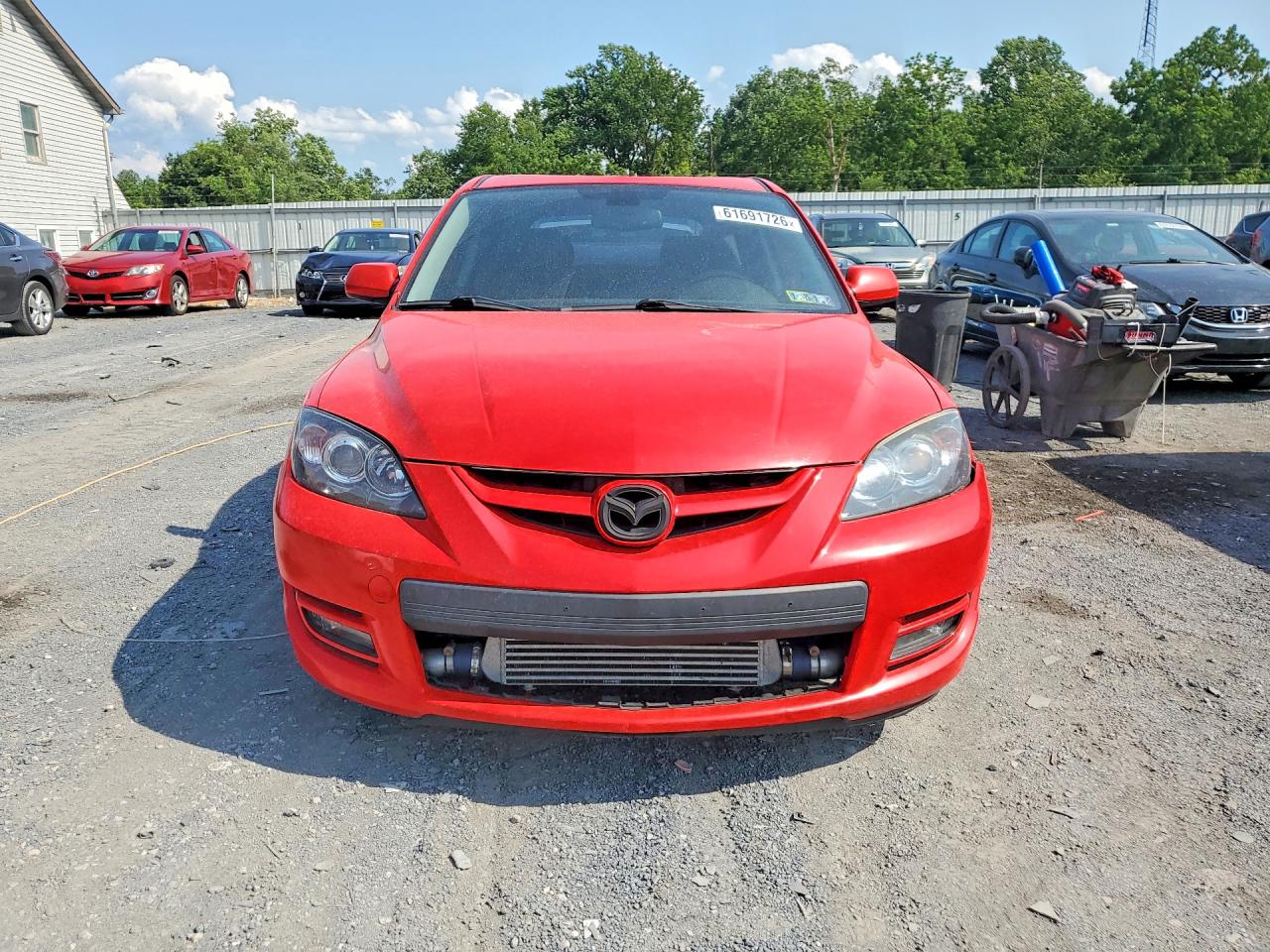 2009 Mazda Speed 3 Red vin: JM1BK34M691251081