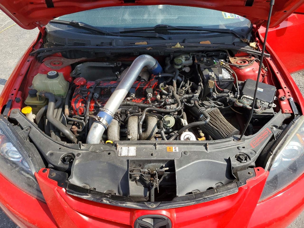 2009 Mazda Speed 3 Red vin: JM1BK34M691251081