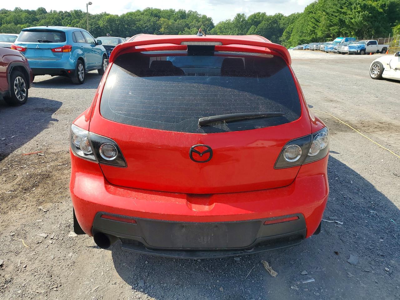 2009 Mazda Speed 3 Red vin: JM1BK34M691251081
