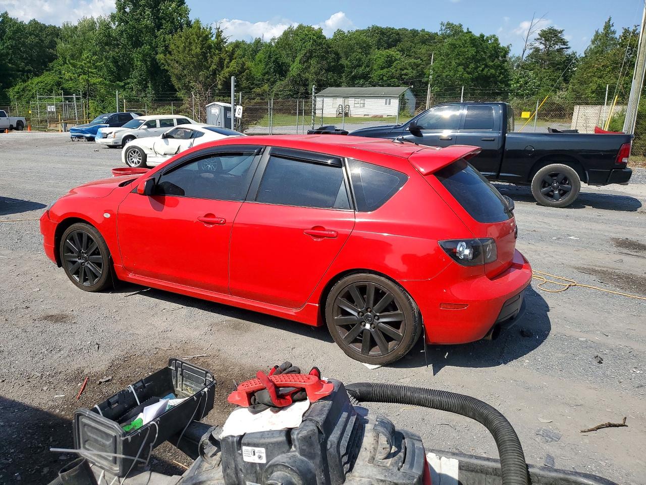 2009 Mazda Speed 3 Red vin: JM1BK34M691251081