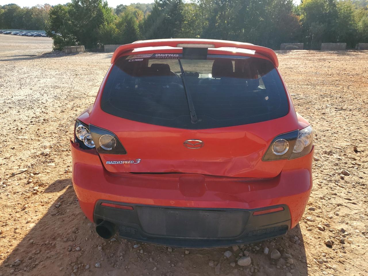 2008 Mazda Speed 3 Red vin: JM1BK34M781113323