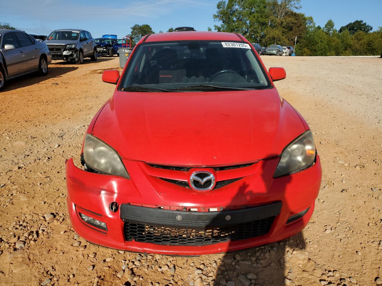 2008 Mazda Speed 3 Red vin: JM1BK34M781113323