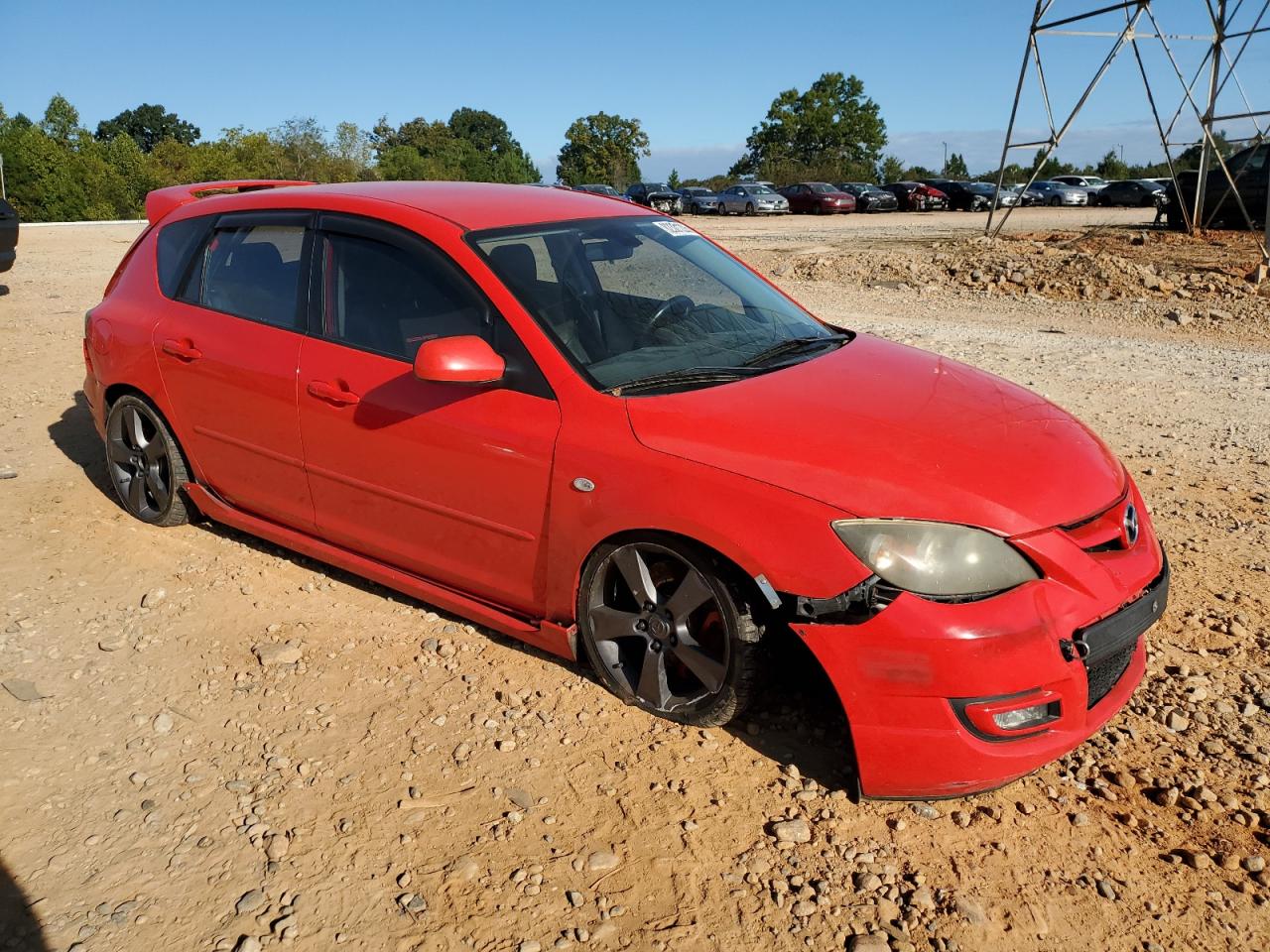 2008 Mazda Speed 3 Red vin: JM1BK34M781113323