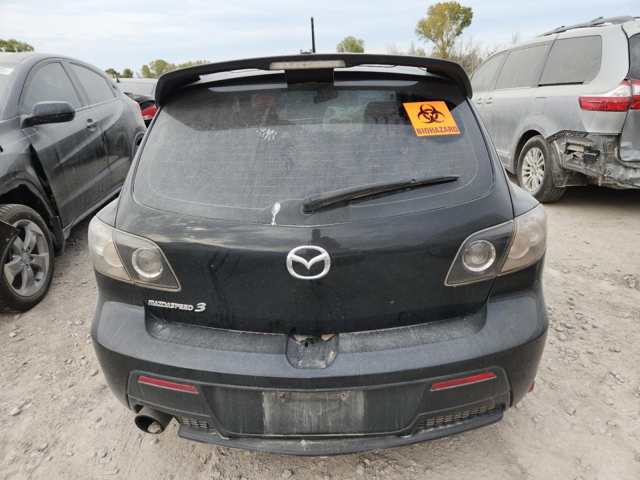 2008 Mazda Speed 3 Black vin: JM1BK34M881829891