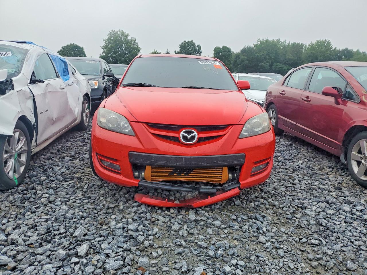 2009 Mazda Speed 3 Red vin: JM1BK34M891203050