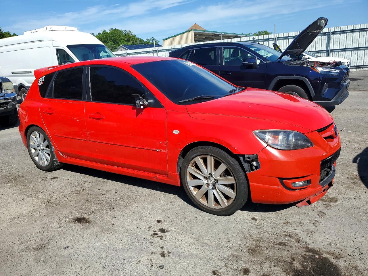 2009 Mazda Speed 3 Red vin: JM1BK34M891203050