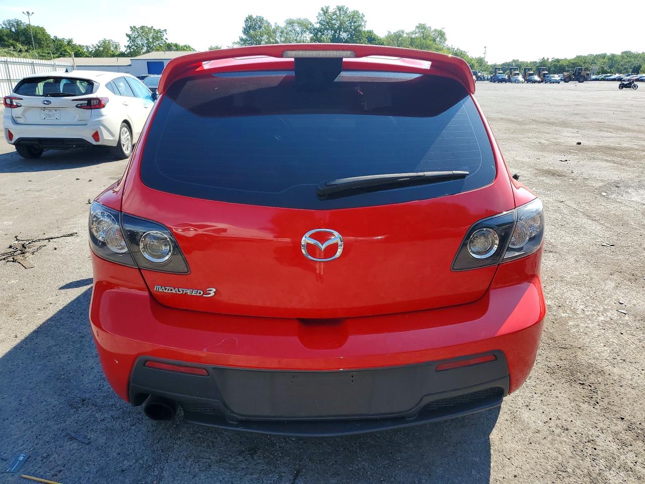2009 Mazda Speed 3 Red vin: JM1BK34M891203050