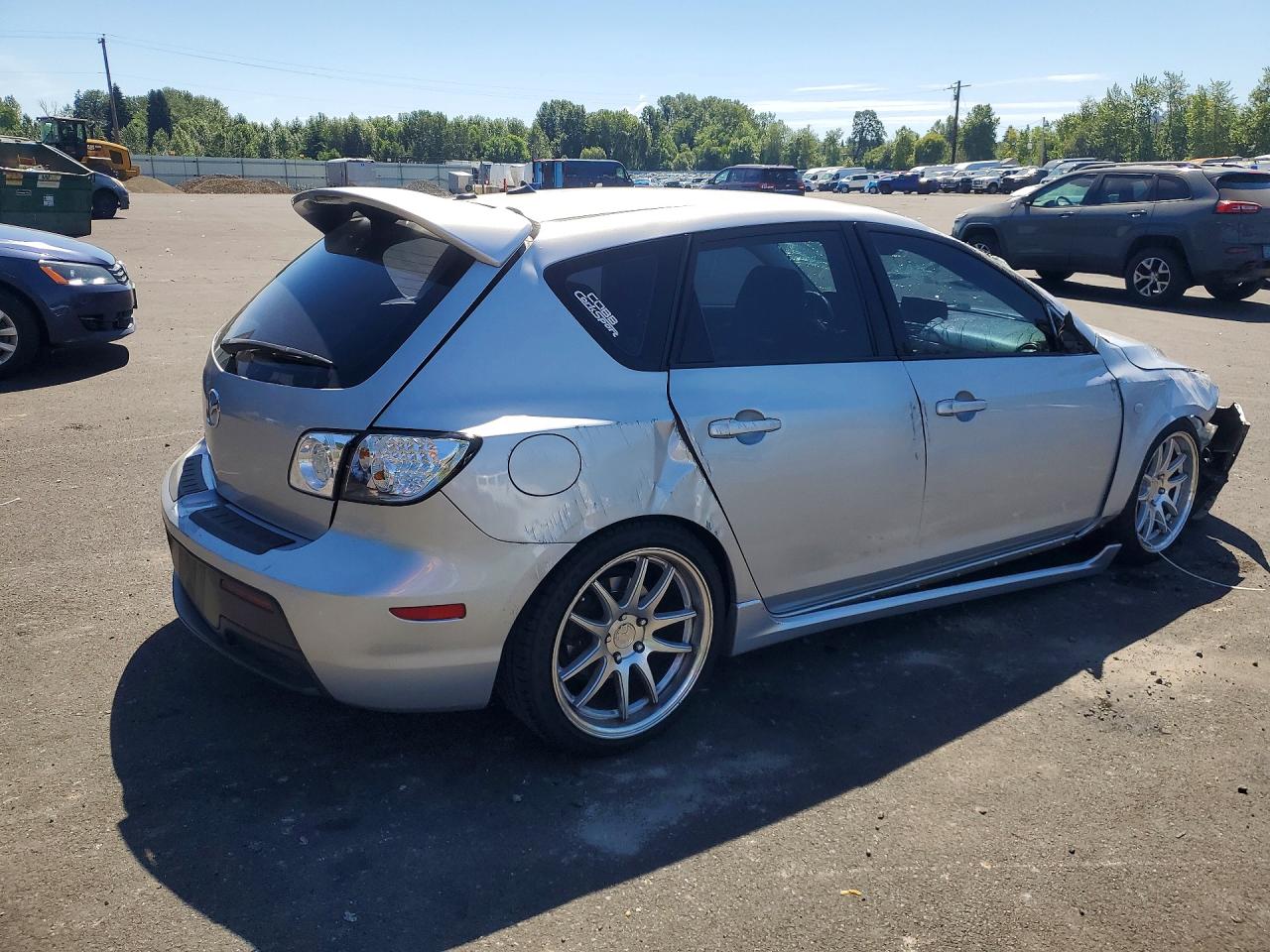 2007 Mazda Speed 3 Silver vin: JM1BK34M971676288
