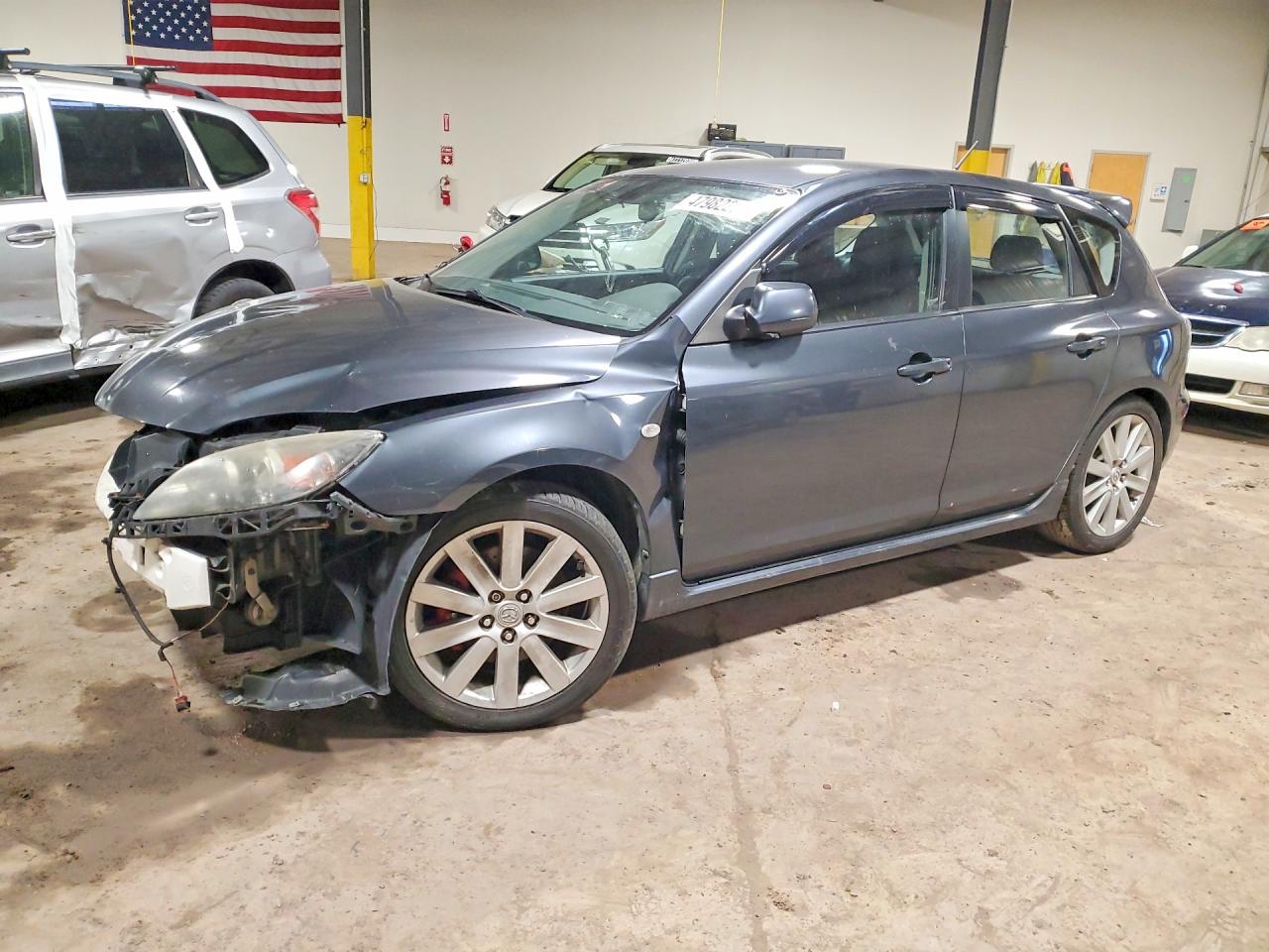 2008 Mazda Speed 3 Gray vin: JM1BK34MX81172429