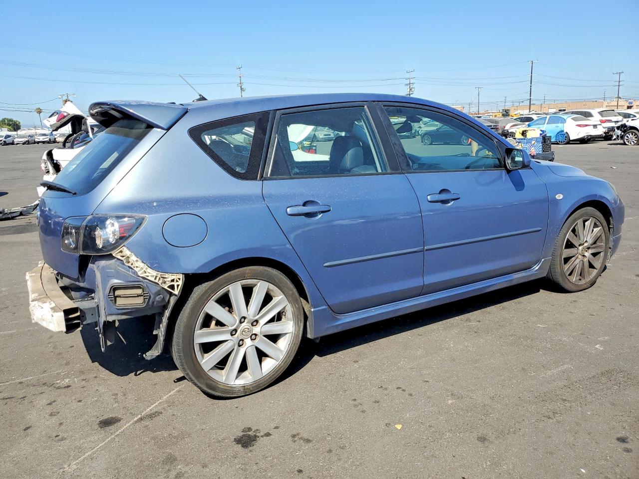2008 Mazda Speed 3 Blue vin: JM1BK34MX81798806