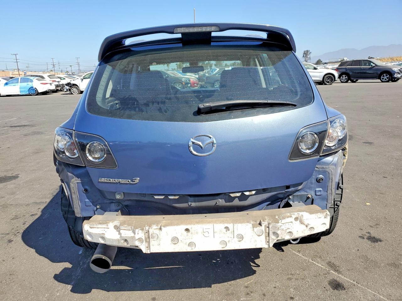 2008 Mazda Speed 3 Blue vin: JM1BK34MX81798806