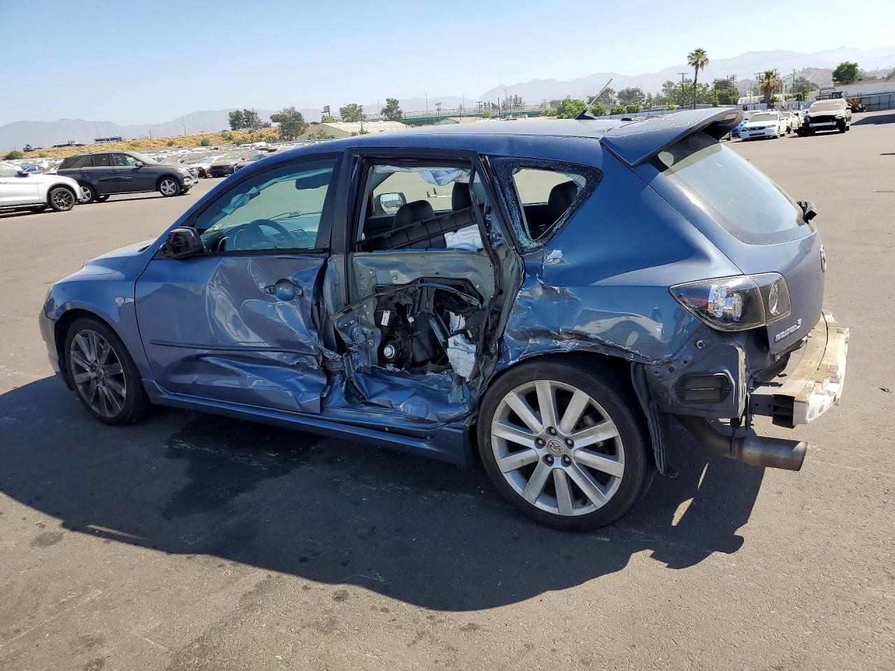 2008 Mazda Speed 3 Blue vin: JM1BK34MX81798806