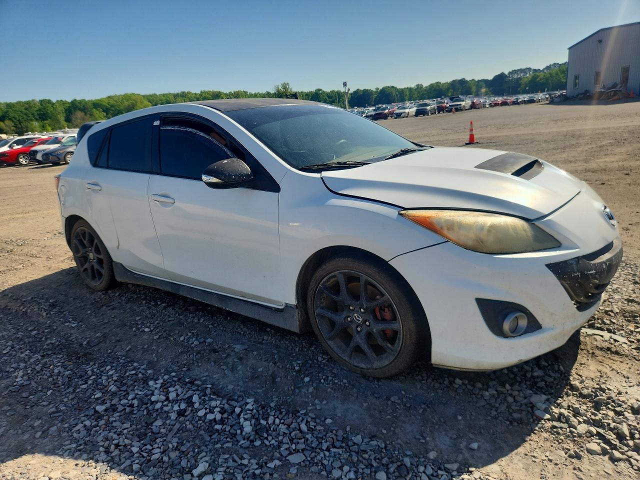 2010 Mazda Speed 3 White vin: JM1BL1H32A1171249