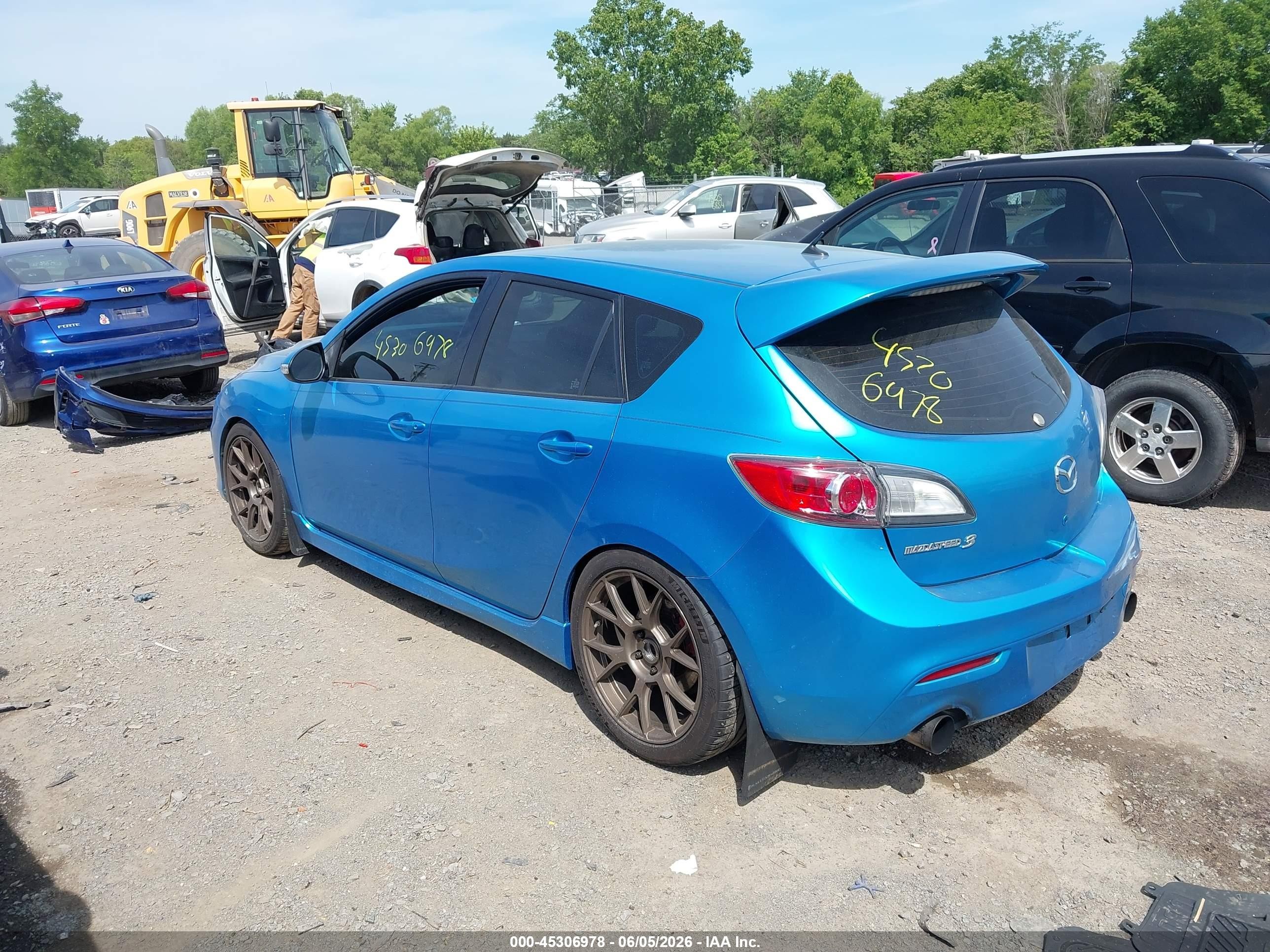 2010 Mazda Mazdaspeed3 Sport Blue vin: JM1BL1H36A1198034