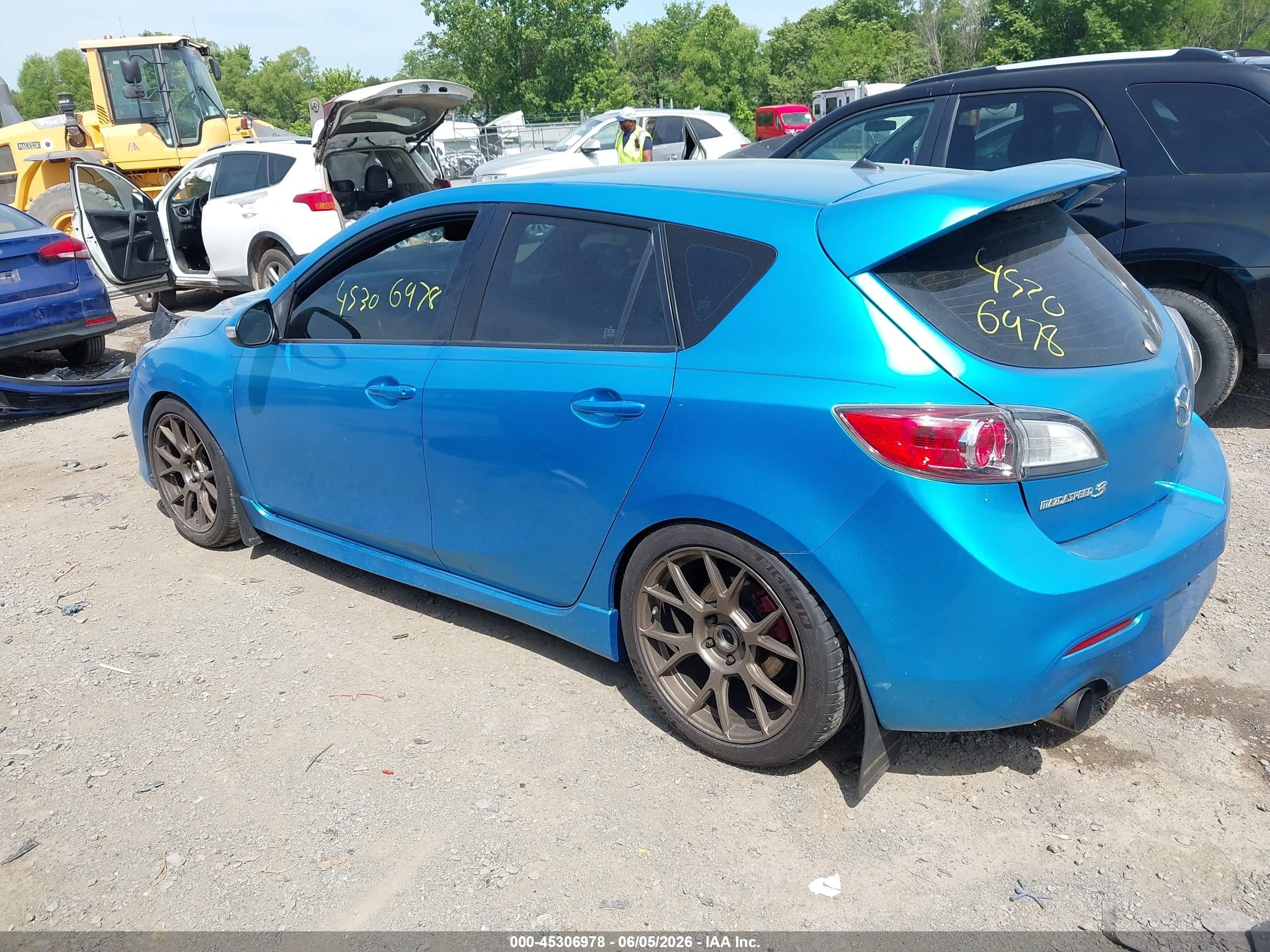 2010 Mazda Mazdaspeed3 Sport Blue vin: JM1BL1H36A1198034