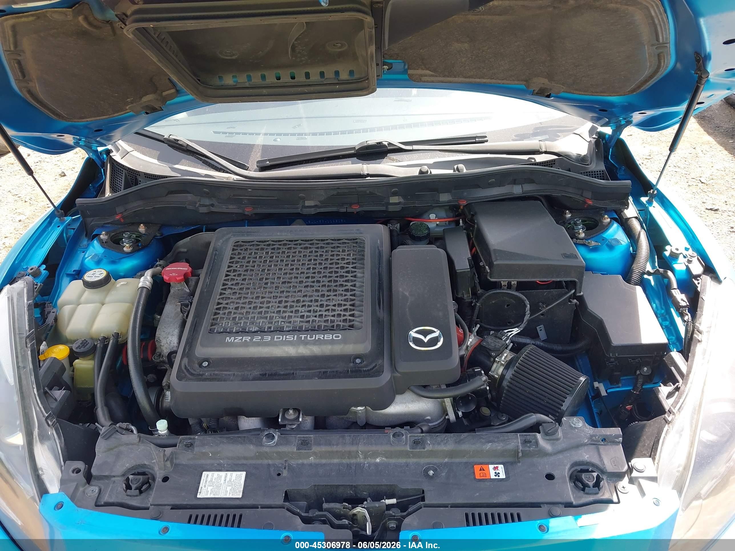 2010 Mazda Mazdaspeed3 Sport Blue vin: JM1BL1H36A1198034