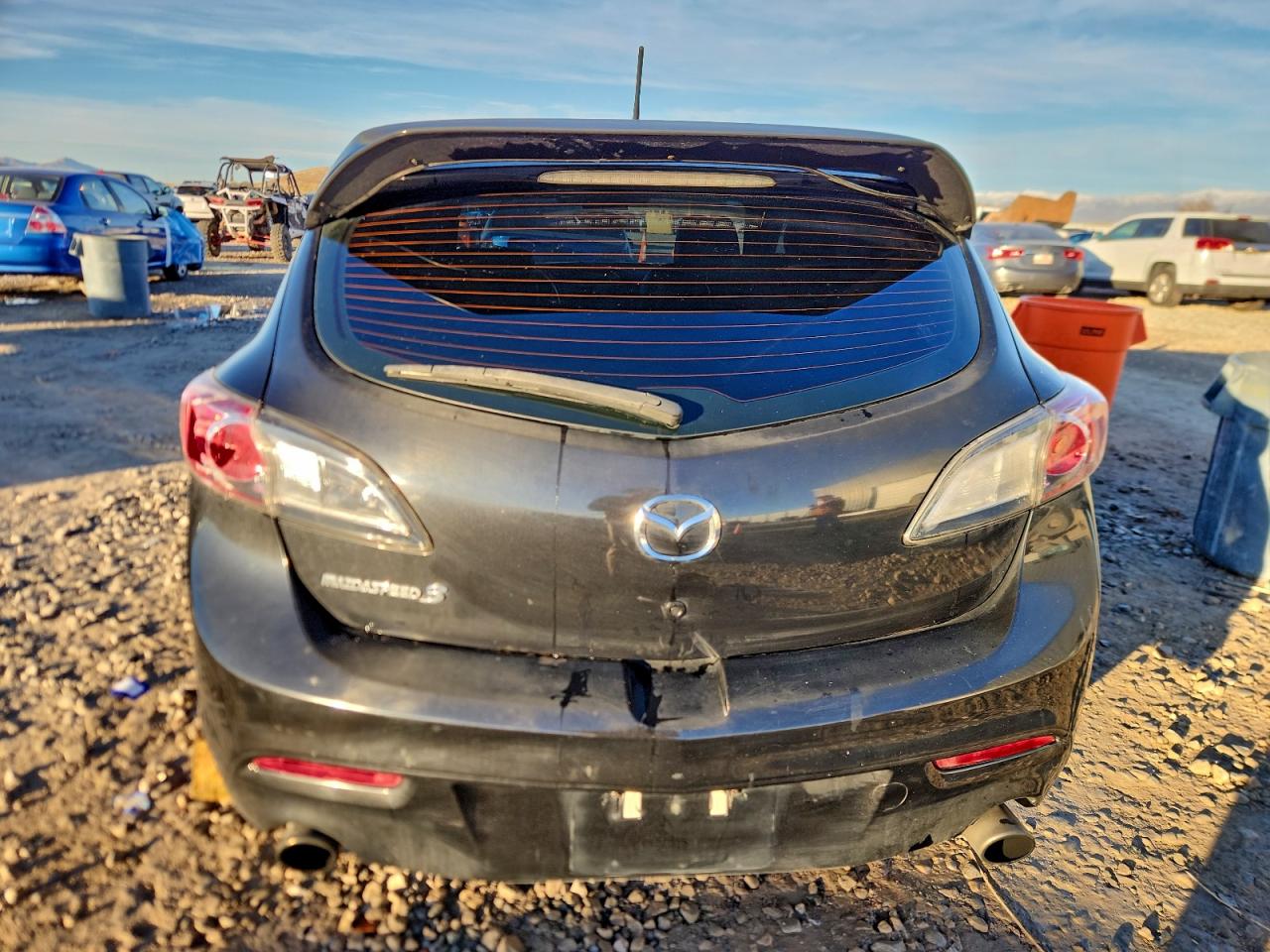 2010 Mazda Speed 3 Black vin: JM1BL1H36A1270043