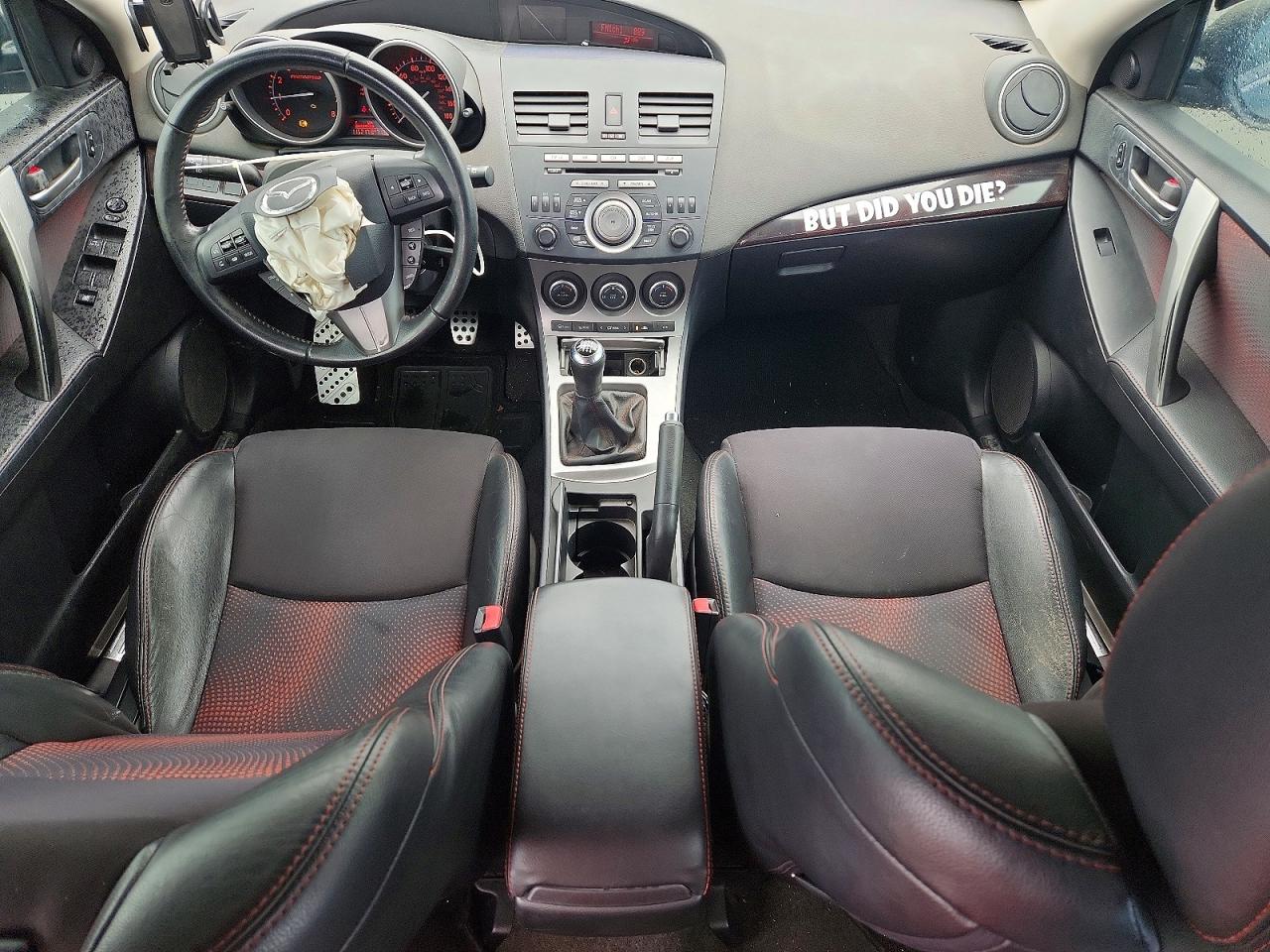 2010 Mazda Speed 3 Black vin: JM1BL1H37A1260928
