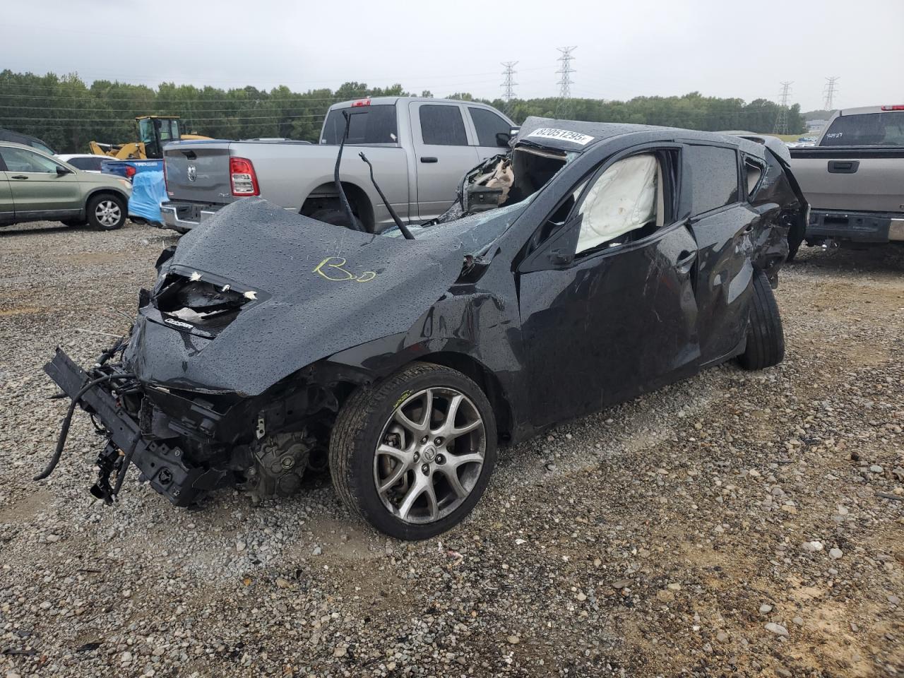 2010 Mazda Speed 3 Black vin: JM1BL1H38A1311112