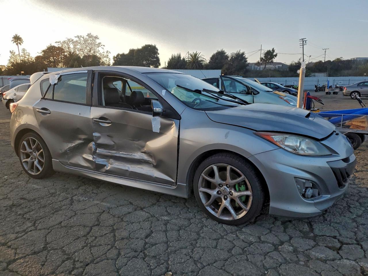 2010 Mazda Speed 3 Silver vin: JM1BL1H40A1254574