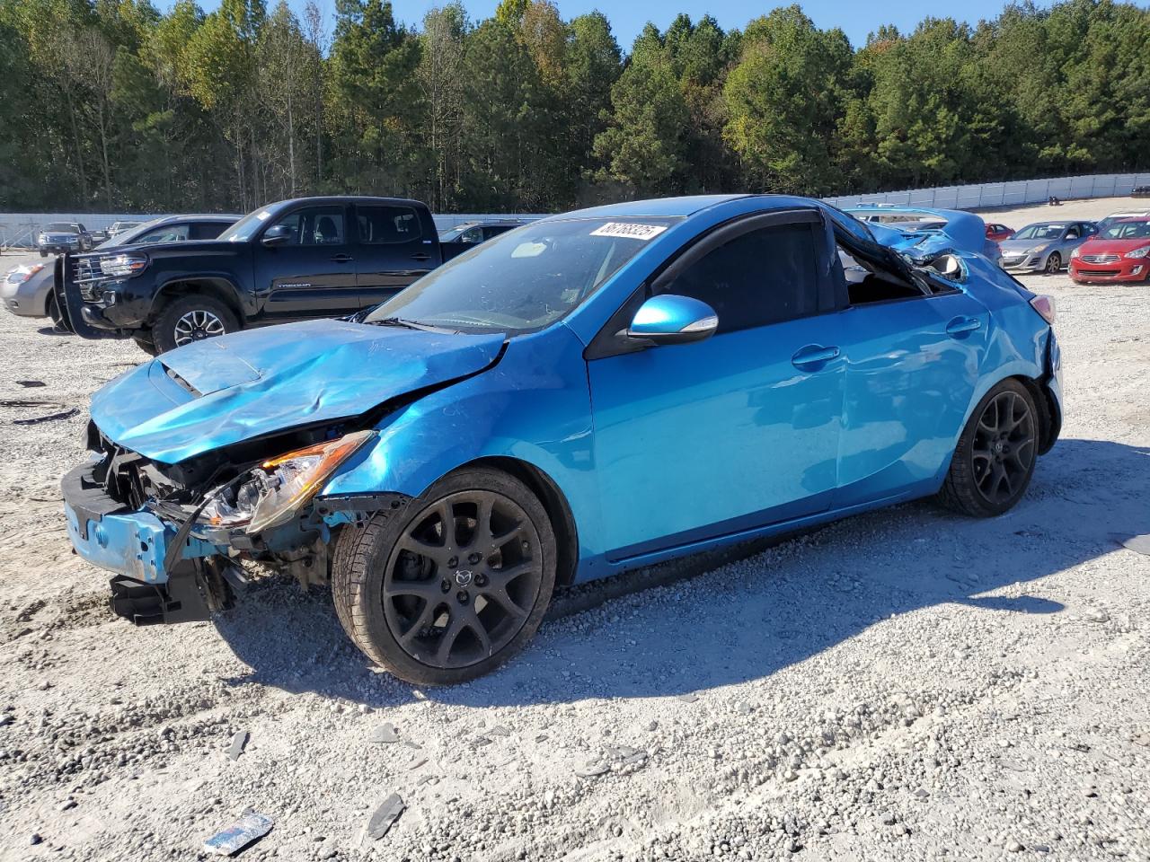2010 Mazda Speed 3 Blue vin: JM1BL1H41A1334255