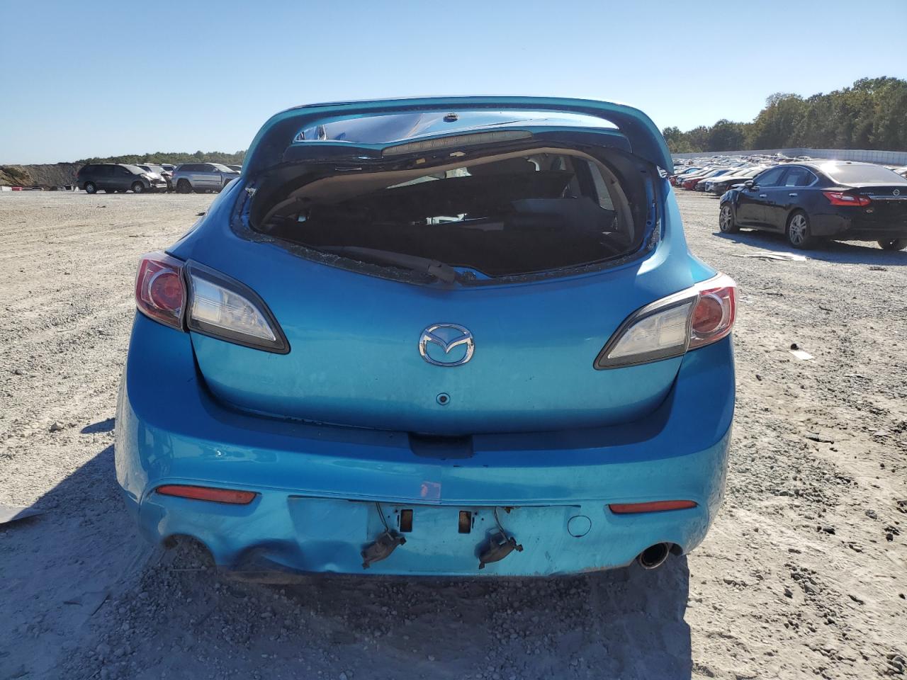 2010 Mazda Speed 3 Blue vin: JM1BL1H41A1334255