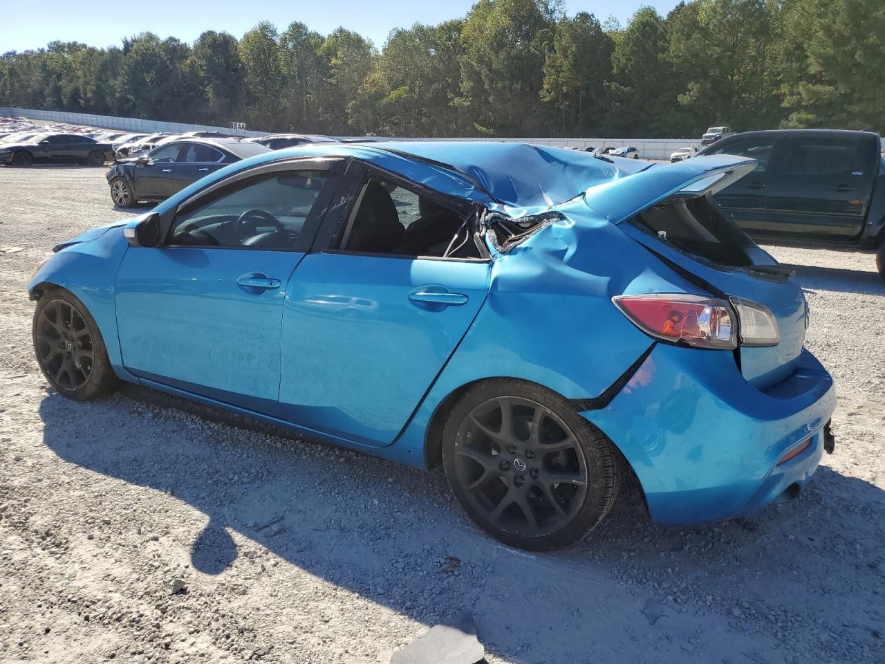2010 Mazda Speed 3 Blue vin: JM1BL1H41A1334255